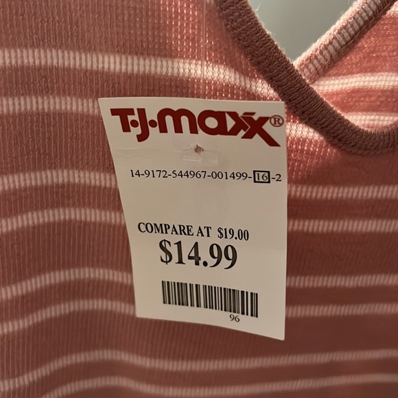 Caution To The Wind Pink and White Dress - Picture 5 of 6